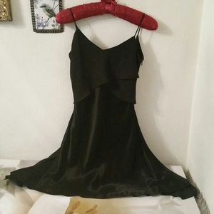 Cache Sexy Little Black Spaghetti Strap Dress